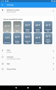 Fake Weather 1.3.1. Скриншот 12