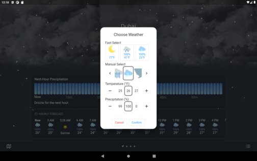 Fake Weather 1.3.1. Скриншот 17