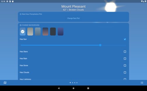 Fake Weather 1.3.1. Скриншот 18
