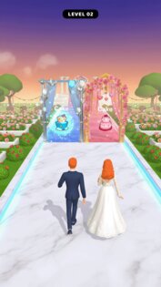 Couple Wedding Race Game 1.1. Скриншот 2