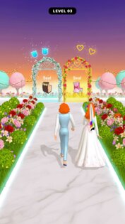 Couple Wedding Race Game 1.1. Скриншот 3