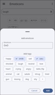 Emotic 0.1.11. Скриншот 2