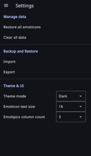 Emotic 0.1.11. Скриншот 8