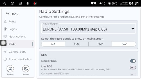 NavRadio+ 4.18. Скриншот 6
