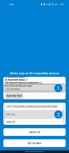 5G Only Network Mode 1.7.0. Скриншот 1