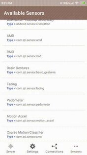 SensorServer 7.2.1. Скриншот 5