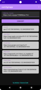osm2gmaps 0.9.0. Скриншот 2
