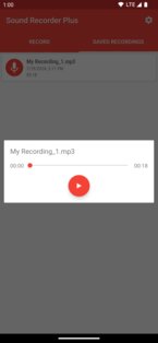 Sound Recorder Plus 1.1.1. Скриншот 4