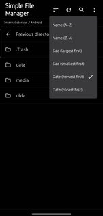 Simple File Manager 1.0.2. Скриншот 2