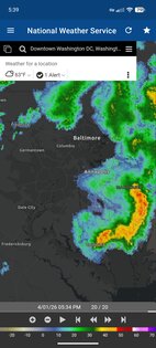 Weather Radar 2.1. Скриншот 2