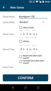 Boardgame Clock (Privacy Friendly) 1.2.0. Скриншот 1