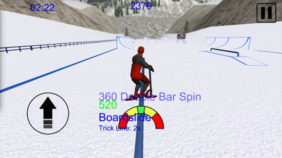 Snowscooter Freestyle Mountain 1.13. Скриншот 2