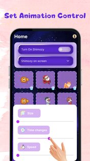 Shimozy Screen Pet Anime 1.0.6. Скриншот 5