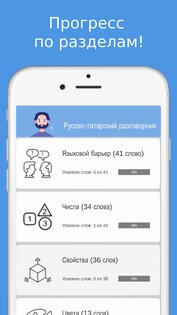 Русско-татарский разговорник 24.0. Скриншот 9