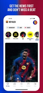 FC Barcelona Official App 7.6.2.6389. Скриншот 2