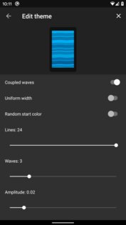 Wave Lines Wallpaper 1.13.7. Скриншот 1