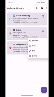Website Monitor 5.0.0. Скриншот 1