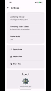 Website Monitor 5.0.0. Скриншот 4
