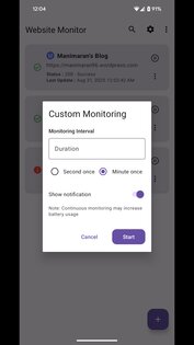 Website Monitor 5.0.0. Скриншот 7