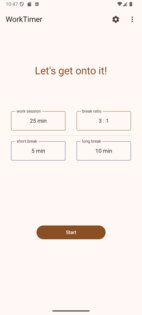 WorkTimer 1.5. Скриншот 1