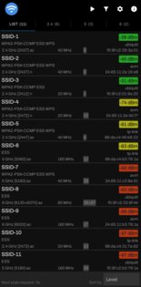 WLANScanner 1.3.2. Скриншот 1