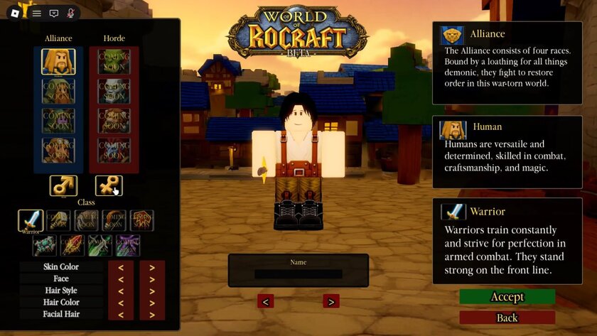 World of Wacraft внутри Roblox: один человек создаёт World Of Rocraft