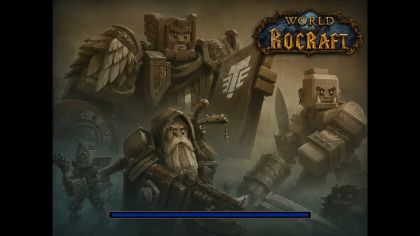 World of Wacraft внутри Roblox: один человек создаёт World Of Rocraft