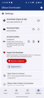 DBase Downloader 1.0.15. Скриншот 3