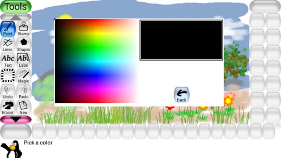 Tux Paint 0.9.35. Скриншот 2