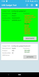 USB Gadget Tool 0.4. Скриншот 2