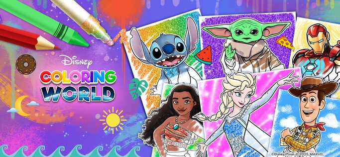 Disney: мир раскрасок 18.8.0. Скриншот 1