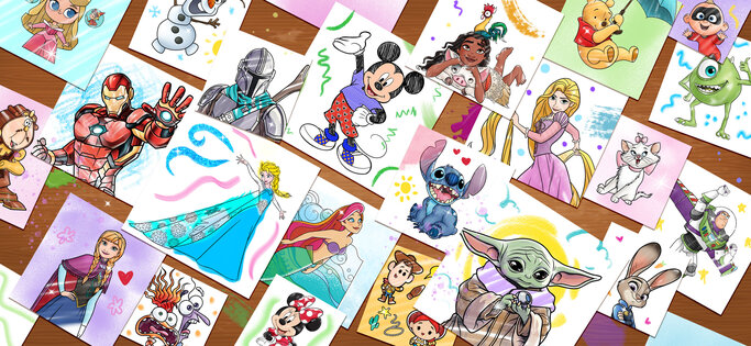 Disney: мир раскрасок 18.8.0. Скриншот 2