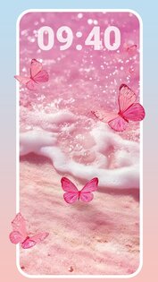 Aesthetic Pink Black Wallpaper 1.3.3. Скриншот 1