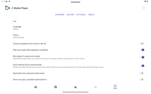 C Media Player 3.1.0. Скриншот 13