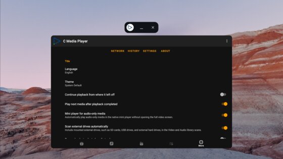 C Media Player 3.1.0. Скриншот 23