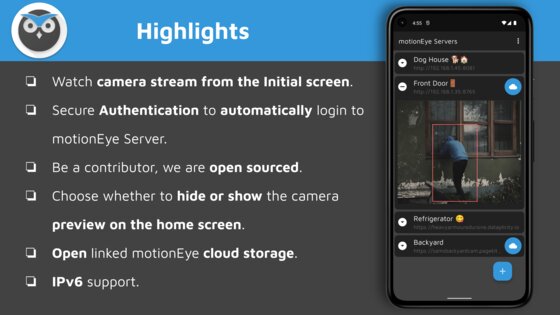 Motion Eye 1.0.6. Скриншот 12