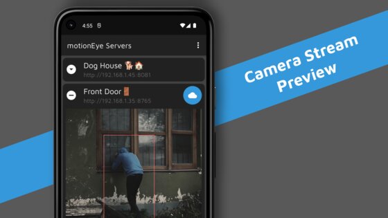 Motion Eye 1.0.6. Скриншот 3