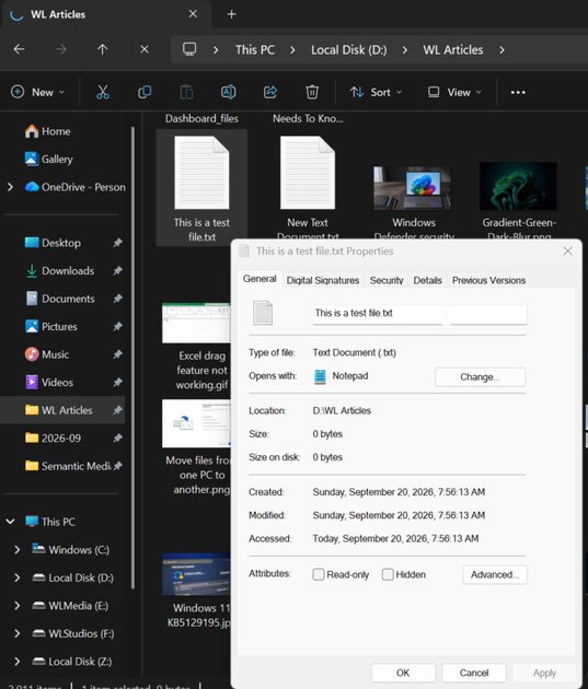 Инженер Microsoft пояснил, почему иногда Windows создаёт файлы задним числом
