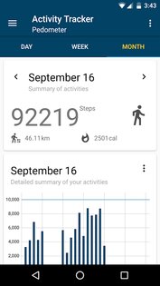 Pedometer (PFA) 3.1.2. Скриншот 3