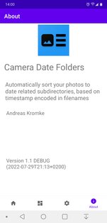 Camera Date Folders 1.5.2. Скриншот 1