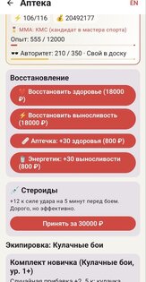 Жизнь бойца. Скриншот 4