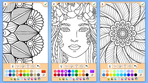 Mandala Coloring Pages 18.5.0. Скриншот 2