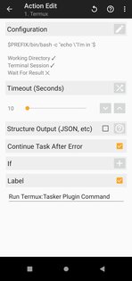 Termux:Tasker 0.9.0. Скриншот 5