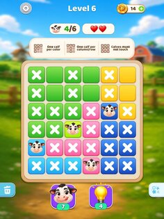 Moo Blitz: Cow Logic Puzzle 0.1.5. Скриншот 12