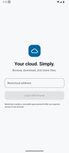 Simple Nextcloud 1.0.5. Скриншот 1