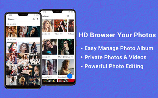Фотогалерея HD и редактор 6.2.8. Скриншот 1