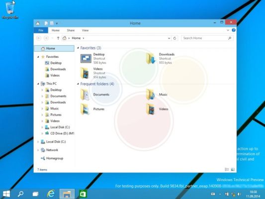 Скриншоты Windows 9 Technical Preview гуляют по просторам всемирной сети