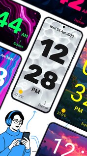 часы на экран на русском: часы 10.0.3. Скриншот 2