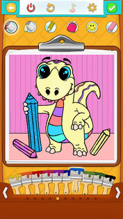 Dinosaur Coloring Pages. Скриншот 1