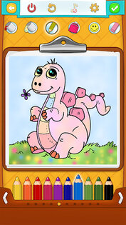 Dinosaur Coloring Pages. Скриншот 2